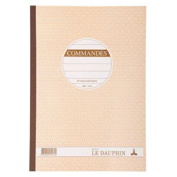 COMMANDE Carnet autocopiant Dupli  Le Dauphin 1272D