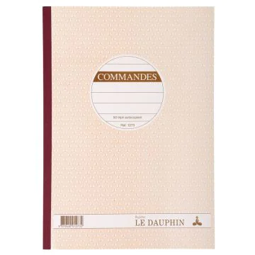 COMMANDE Carnet autocopiant Tripli 1273D Le Dauphin