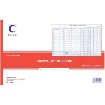 Photo ACHATS-TRESORERIE - Carnet autocopiant Dupli - 297 x 476 mm ELVE 