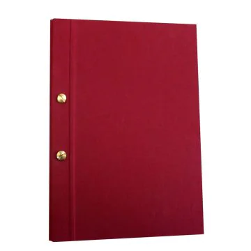 ELVE D92 Reliures d'archives de notaires - Griotte (Classeur à vis en laiton