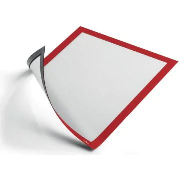 Cadre d'affichage magnétique - A4 - Rouge : DURABLE Lot de 5 Visuel