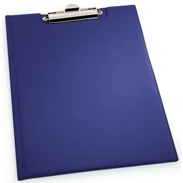 Porte Bloc avec pochette - 237 x 330 mm - Bleu foncé : DURABLE Image