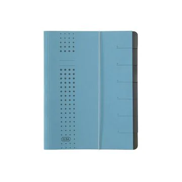 ELBA 400002020 : Trieur à élastique 7 compartiments - Bleu