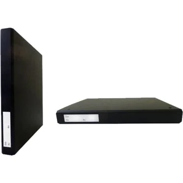 Classeur noir pour document juridique ELVE D550 sans inscription