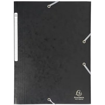 EXACOMPTA : Chemises à élastiques - Noir 17116H