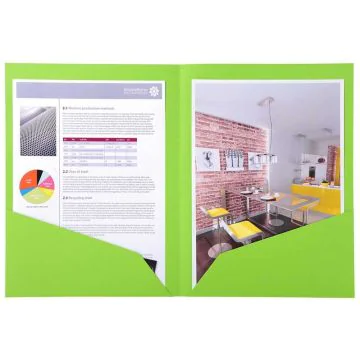 Lot de 25 Chemises double à poche - Vert EXACOMPTA Rock's Image