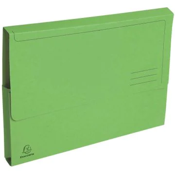 Lot de 50 Chemises à poche en carte recyclée - Vert : EXACOMPTA Forever Visuel