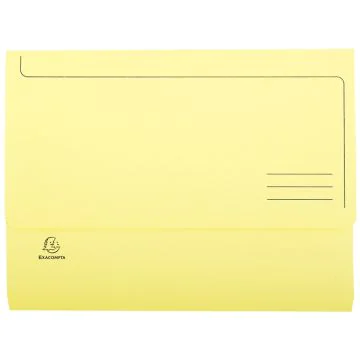 Lot de 10 Chemises à poche en carte - Canari EXACOMPTA SUPER Visuel