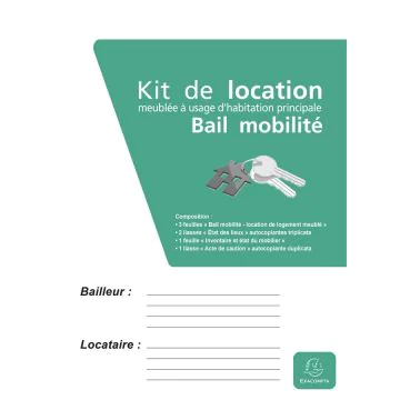 Dossier de location bail mobilité : EXACOMPTA image