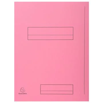 Lot de 50 Chemises rigides imprimées - Rose EXACOMPTA Super 210 Image