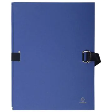 Chemise à sangle avec rabat - Bleu foncé EXACOMPTA Image