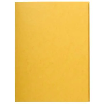 Chemise en carte lustrée à 3 rabats - Jaune : EXACOMPTA Image