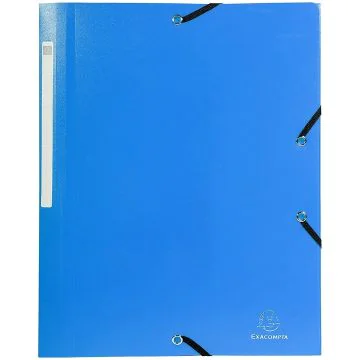 Chemise à élastiques en PP - Bleu Clair EXACOMPTA Photo