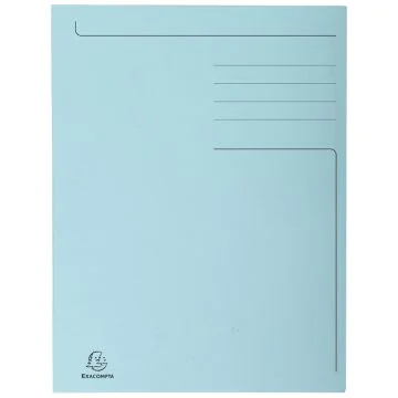 Chemise imprimée à 3 rabats - 245 x 350 mm - Bleu : EXACOMPTA Forever Image