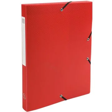 Boîte de classement en PP - Dos 25 mm - Rouge : EXACOMPTA produit