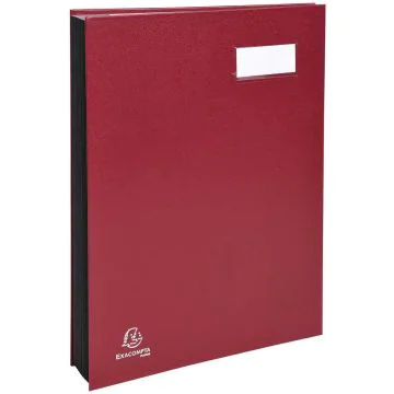 EXACOMPTA : Parapheur Direction de 18 compartiments - Bordeaux photo