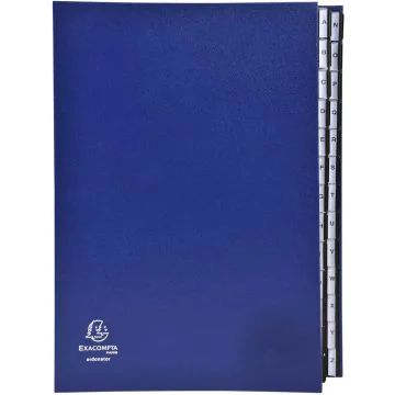 621229E EXACOMPTA  Trieur alphabétique - 26 compartiments - Bleu photo