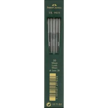 Lot de 10 mines de rechange TK 9071 - 2B : FABER CASTELL Image