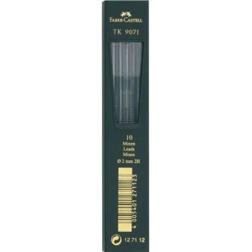 Lot de 10 mines de rechange TK 9071 - 2H : FABER CASTELL Visuel