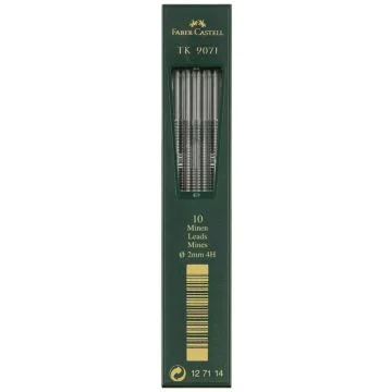 Lot de 10 mines de rechange TK 9071 - 4H : FABER CASTELL Image