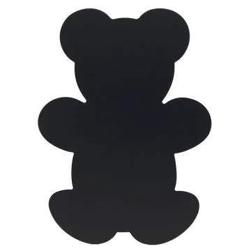 Tableau noir décoratif - Ardoise 400 x 300 mm Ours SECURIT Silhouette Image
