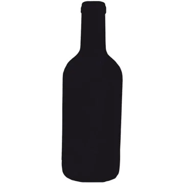 Tableau noir décoratif - 500 x 190 mm Bouteille SECURIT Silhouette Image