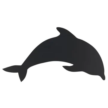 Tableau noir décoratif - Ardoise 400 x 300 mm Dauphin SECURIT Silhouette Image