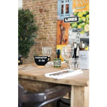 Ardoise de Table - Forme Tasse : SECURIT Silhouette (FBT-CUP)