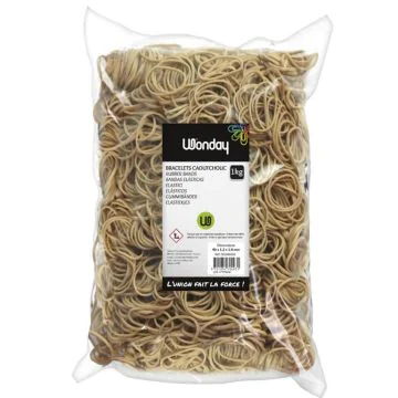 Bracelets caoutchouc - largeur 1,8 mm - 25,5 mm / 40 mm WONDAY 