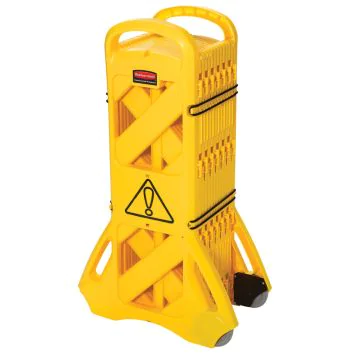 Barrière mobile pliable : RUBBERMAID Visuel