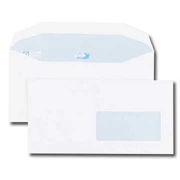 Lot de 1000 Enveloppes avec fenêtre DA - 115 x 225 mm : GPV Visuel