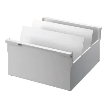 Boîte pour 1200 fiches A5 paysage - Gris - The Admin : HELIT