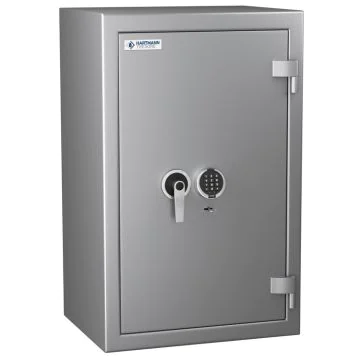 HARTMANN Zephir Duo 2156 : Coffre-fort ignifuge 30 min - Serrure électronique et serrure à clé - Classe 2 - 156 L Image