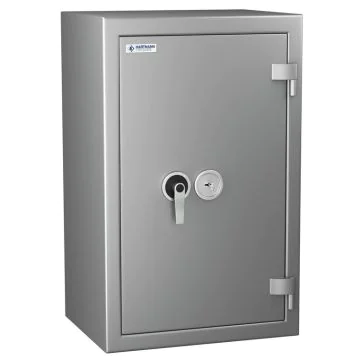 HARTMANN Zephir Duo 3123  :  Coffre-fort ignifuge ouvert - Serrure à clés - Classe 3 - 123 L