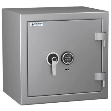 HARTMANN Zephir Duo 3064 Coffre-fort ignifuge ouvert - Serrure électronique et clé - Classe 3