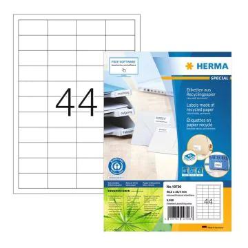 Étiquettes Adresses blanches - 38,1 x 21,2 mm : HERMA 4254