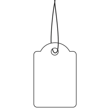 HERMA 6903 : Lot de 1000 étiquettes à trou et ficelle - 18 x 28 mm modele