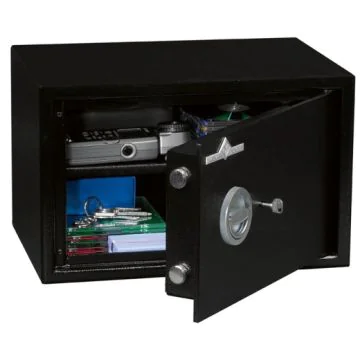 HARTMANN  : Coffre-fort de sécurité HT15 - Serrure à clés - 15 L