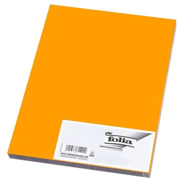 Caoutchouc mousse - Jaune foncé - 290 x 400 mm : FOLIA Photo