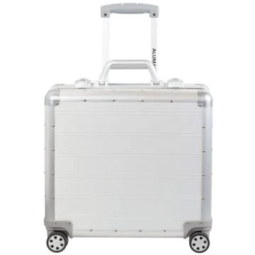 Image Valise trolley en aluminium - 4 Roues 360 degrés - Argent ALUMAXX Gemini
