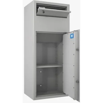 Photo HARTMANN SR802 Coffre-fort dépôt de fonds à trappe - Serrure électronique - 145 L