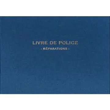 Registre Bijoutier Réparateurs Livre de police pour métaux précieux  14182 ELVE