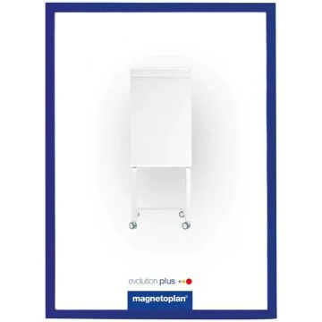 Photo Lot de 5 cadres d'affichage magnétiques - A4 - Bleu : MAGNETOPLAN 1130303