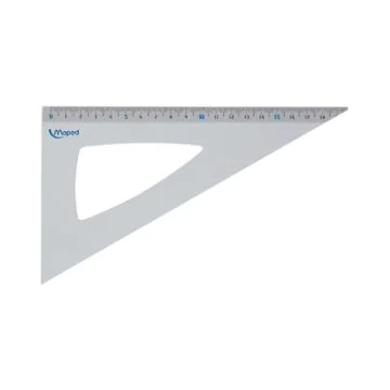 MAPED : Équerre en aluminium - Hypoténuse de 210 mm - 60°