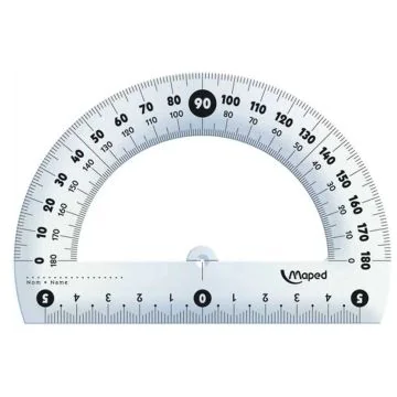 Rapporteur géométrique - Cristal 180 MAPED  photo