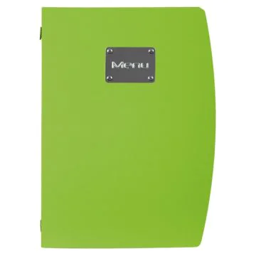 Protège-menus A4 en plastique - Vert : SECURIT Rio Menu Modèle