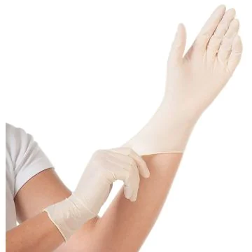 Boite de 100 Gants jetables en Latex - Taille L : HYGOSTAR Grip Visuel