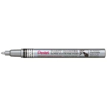 Photo Marqueur laque décoratif - 1,0 mm - Argent PENTEL Paint Marker 