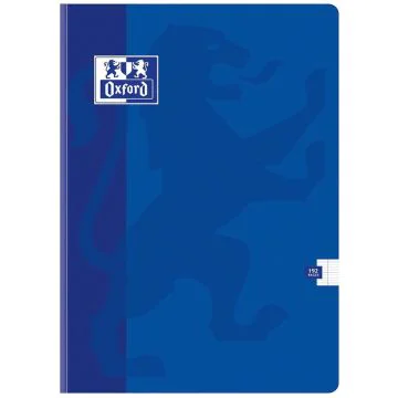 Cahier 192 pages Grands carreaux A4 - 210 x 297 mm OXFORD Bleu