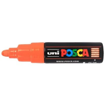 Marqueur peinture Posca PC7M - Orange foncé : UNI-BALL Image